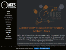 Tablet Screenshot of oakesstudios.co.uk